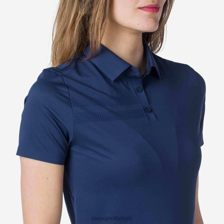 vrouwen lichtgewicht ademend poloshirt donkermarine toppen Rossignol NF00D693