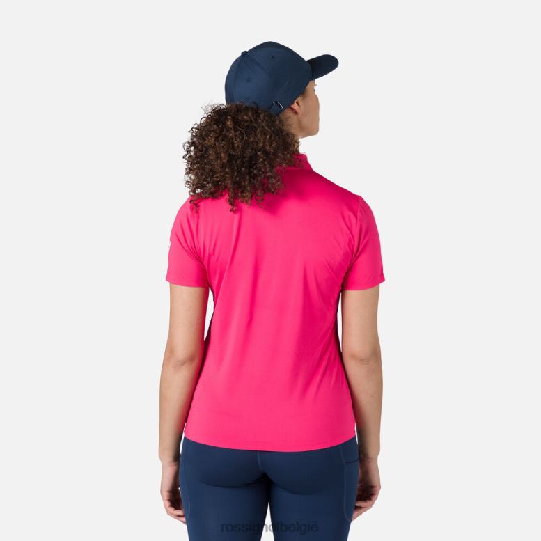 vrouwen lichtgewicht ademend poloshirt snoeproze toppen Rossignol NF00D722