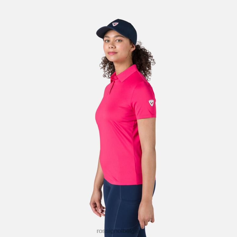 vrouwen lichtgewicht ademend poloshirt snoeproze toppen Rossignol NF00D722