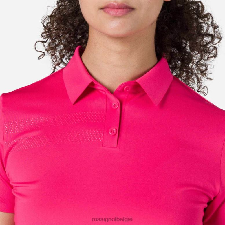 vrouwen lichtgewicht ademend poloshirt snoeproze toppen Rossignol NF00D722