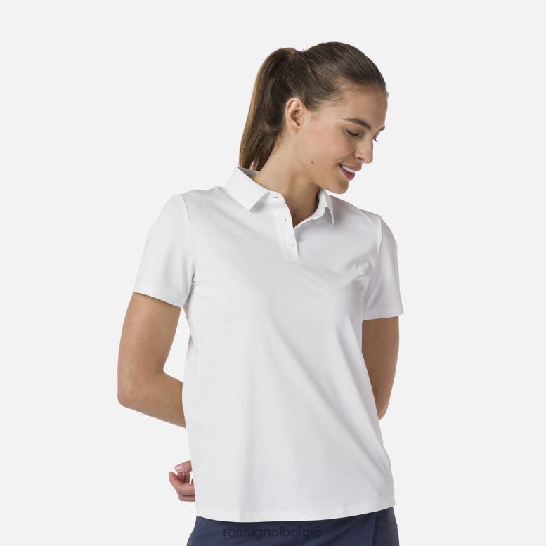 vrouwen lichtgewicht ademend poloshirt wit toppen Rossignol NF00D706