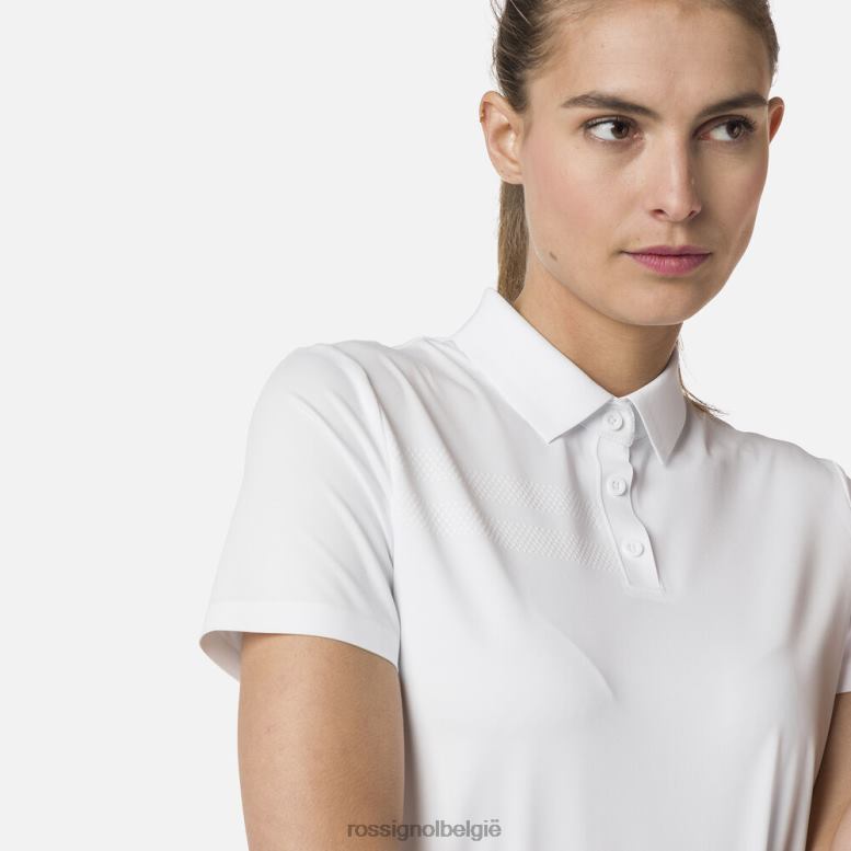 vrouwen lichtgewicht ademend poloshirt wit toppen Rossignol NF00D706