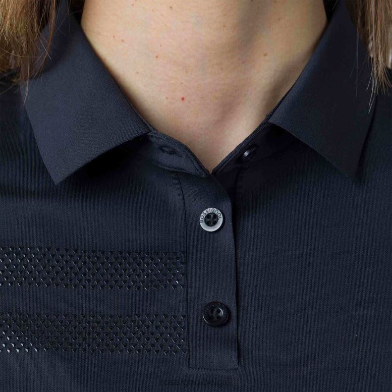 vrouwen lichtgewicht ademend poloshirt zwart toppen Rossignol NF00D833