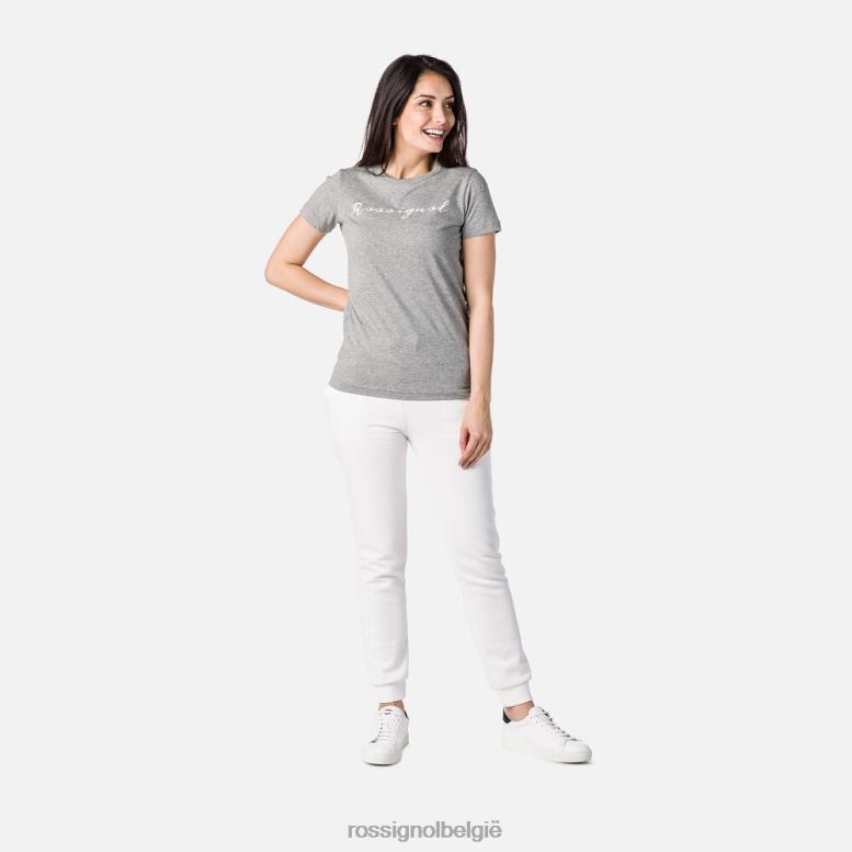 vrouwen logo-T-shirt heidegrijs toppen Rossignol NF00D831