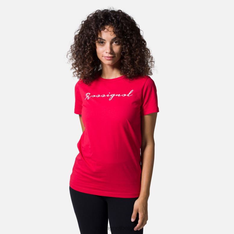 vrouwen logo-T-shirt karmijn toppen Rossignol NF00D933