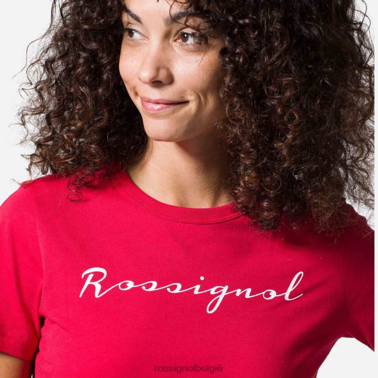 vrouwen logo-T-shirt karmijn toppen Rossignol NF00D933