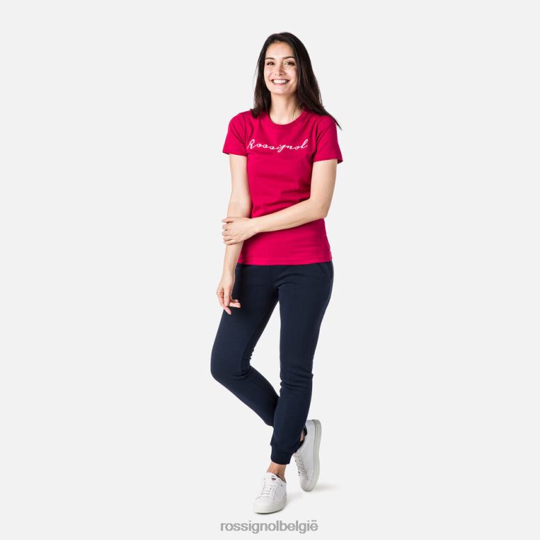 vrouwen logo-T-shirt kers toppen Rossignol NF00D850