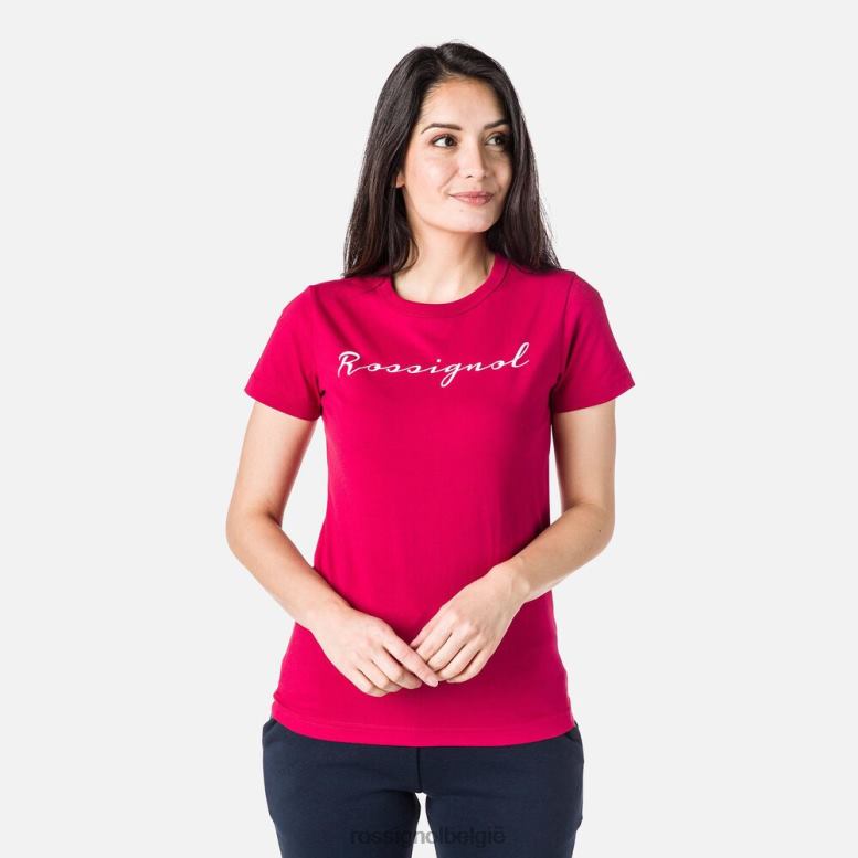 vrouwen logo-T-shirt kers toppen Rossignol NF00D850