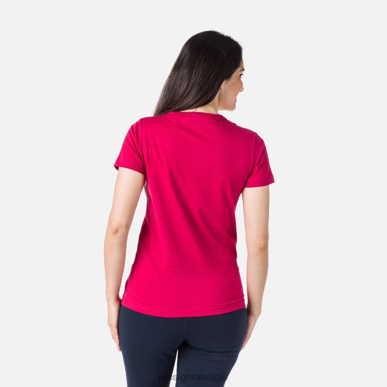vrouwen logo-T-shirt kers toppen Rossignol NF00D850