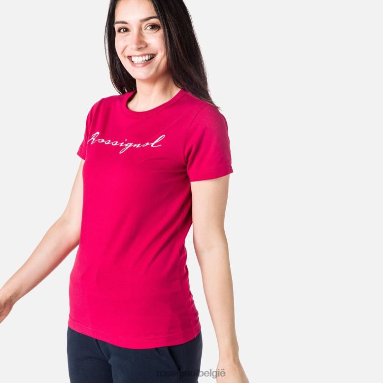 vrouwen logo-T-shirt kers toppen Rossignol NF00D850