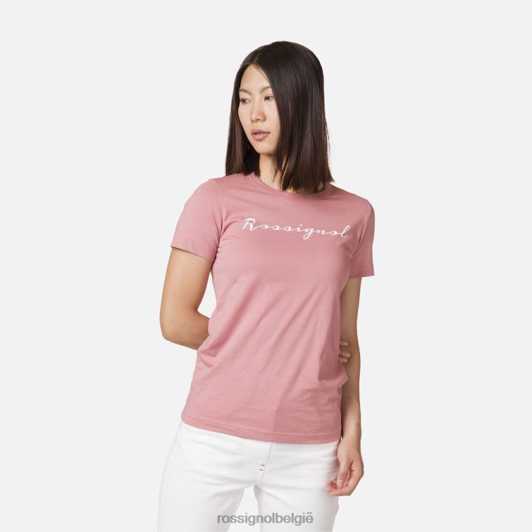 vrouwen logo-T-shirt muurroos toppen Rossignol NF00D696