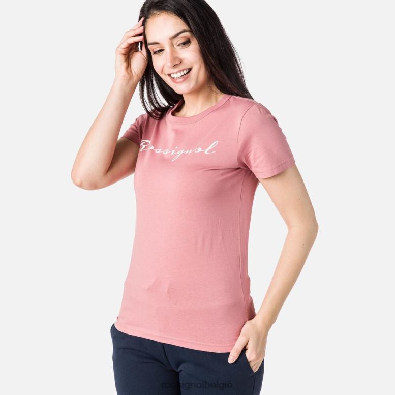 vrouwen logo-T-shirt muurroos toppen Rossignol NF00D696