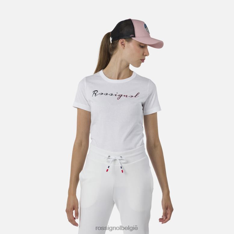 vrouwen logo-T-shirt wit toppen Rossignol NF00D694