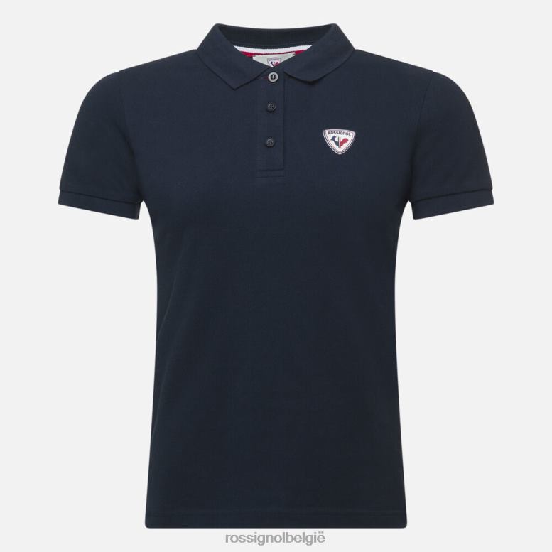 vrouwen logo-polo donkermarine toppen Rossignol NF00D909