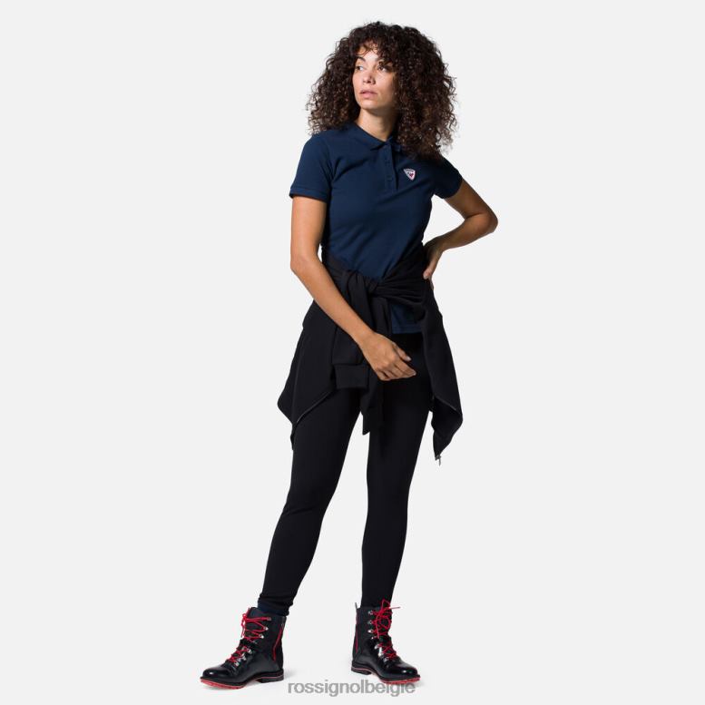 vrouwen logo-polo donkermarine toppen Rossignol NF00D909
