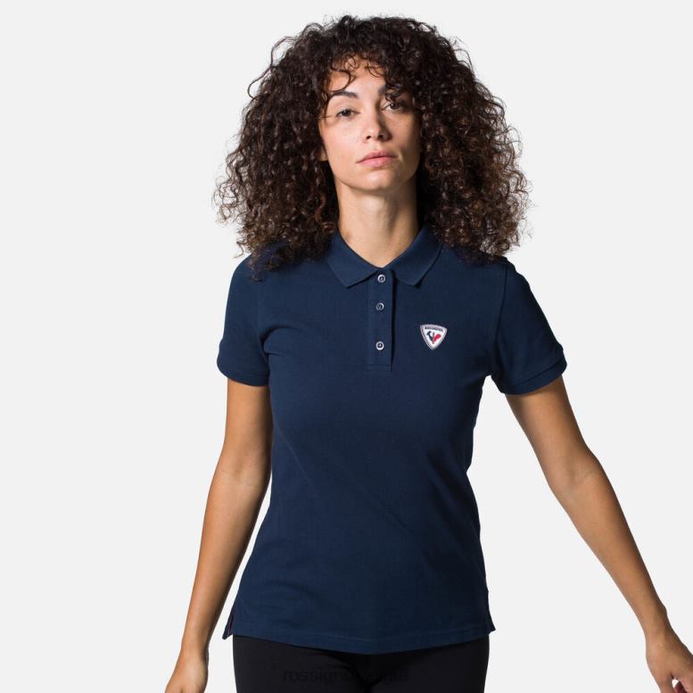 vrouwen logo-polo donkermarine toppen Rossignol NF00D909