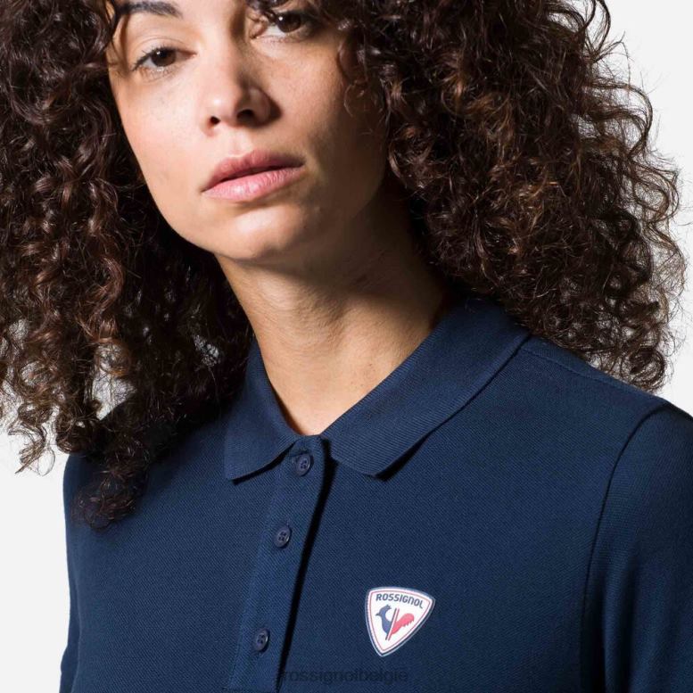 vrouwen logo-polo donkermarine toppen Rossignol NF00D909