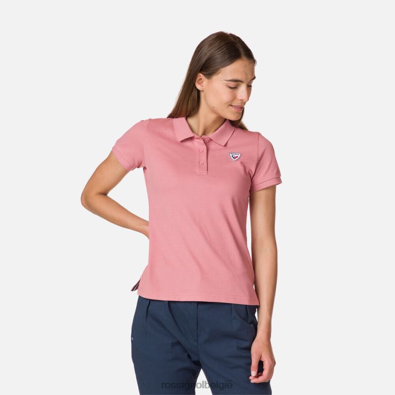 vrouwen logo-polo muurroos toppen Rossignol NF00D952