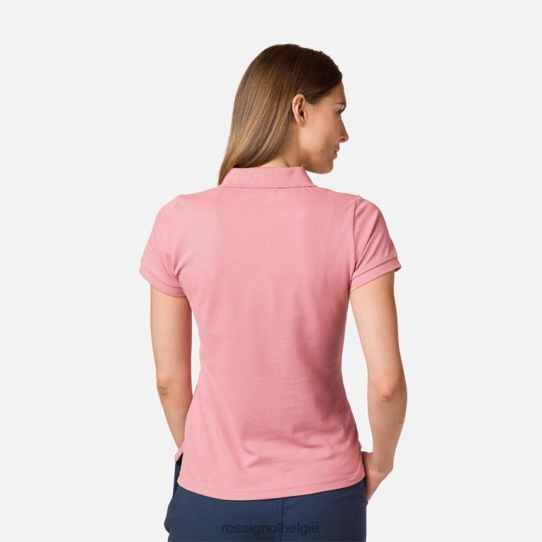 vrouwen logo-polo muurroos toppen Rossignol NF00D952