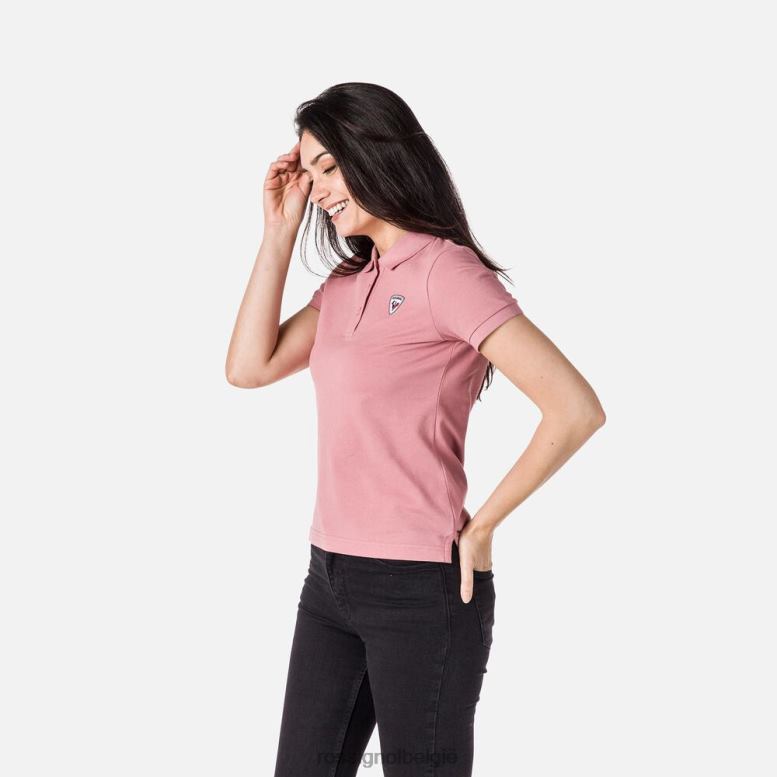 vrouwen logo-polo muurroos toppen Rossignol NF00D952
