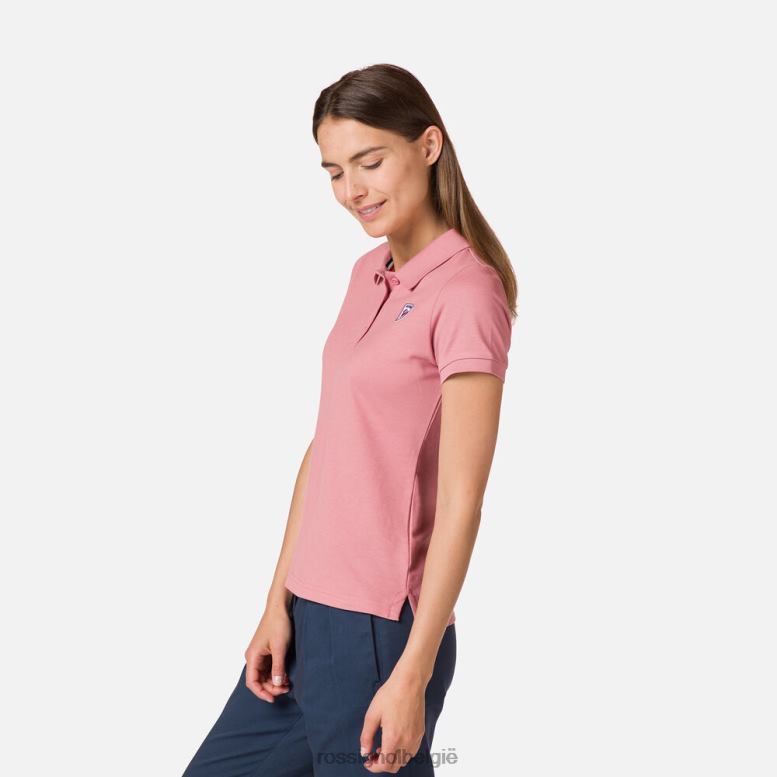vrouwen logo-polo muurroos toppen Rossignol NF00D952