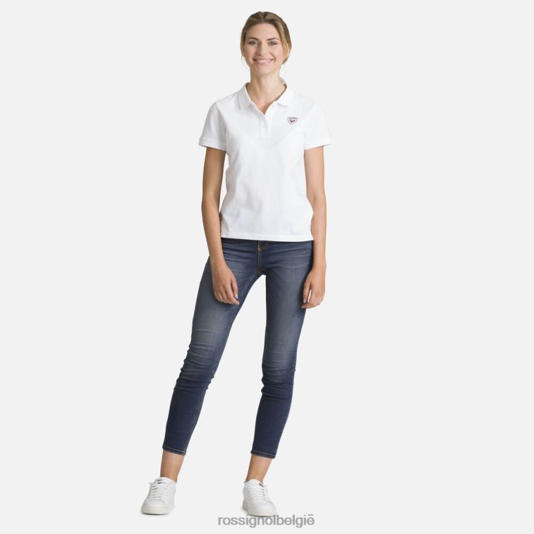 vrouwen logo-polo wit toppen Rossignol NF00D732
