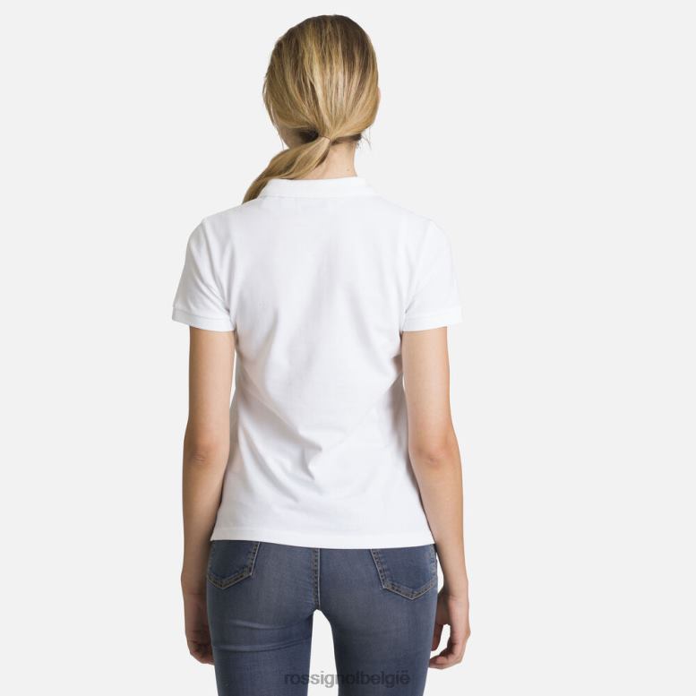 vrouwen logo-polo wit toppen Rossignol NF00D732