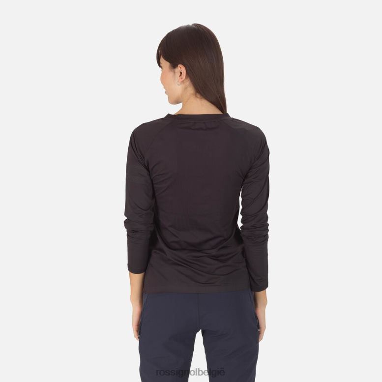 vrouwen skpr T-shirt met lange mouwen zwart toppen Rossignol NF00D918
