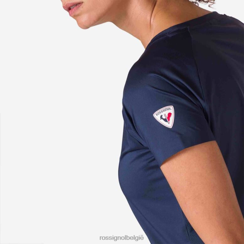 vrouwen technisch T-shirt donkermarine toppen Rossignol NF00D697