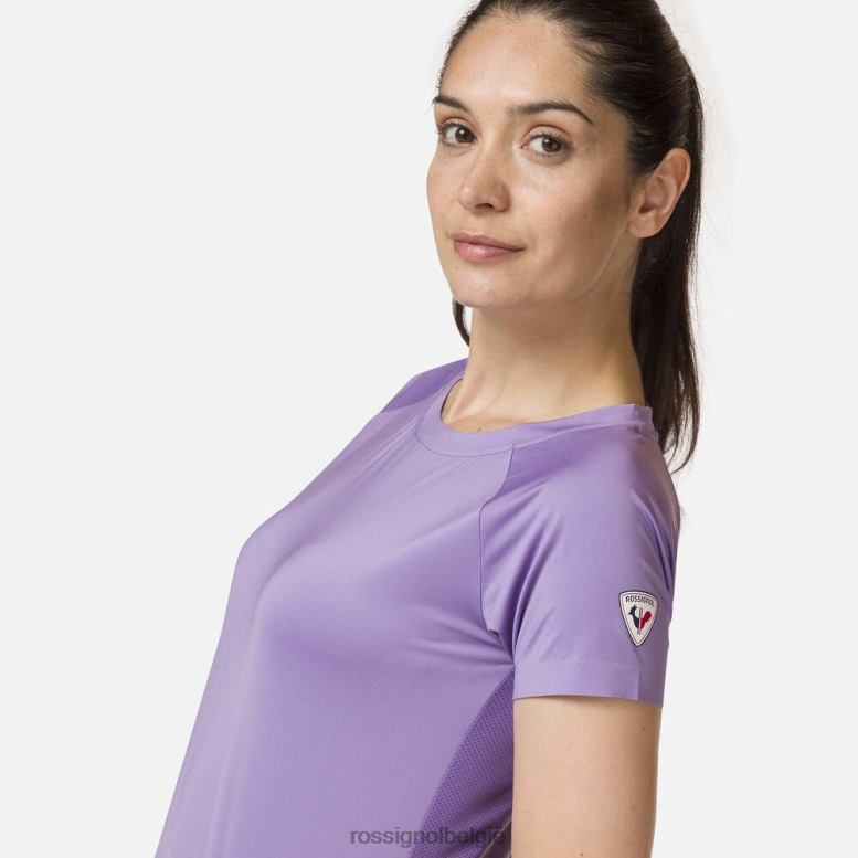vrouwen technisch T-shirt franslila toppen Rossignol NF00D847