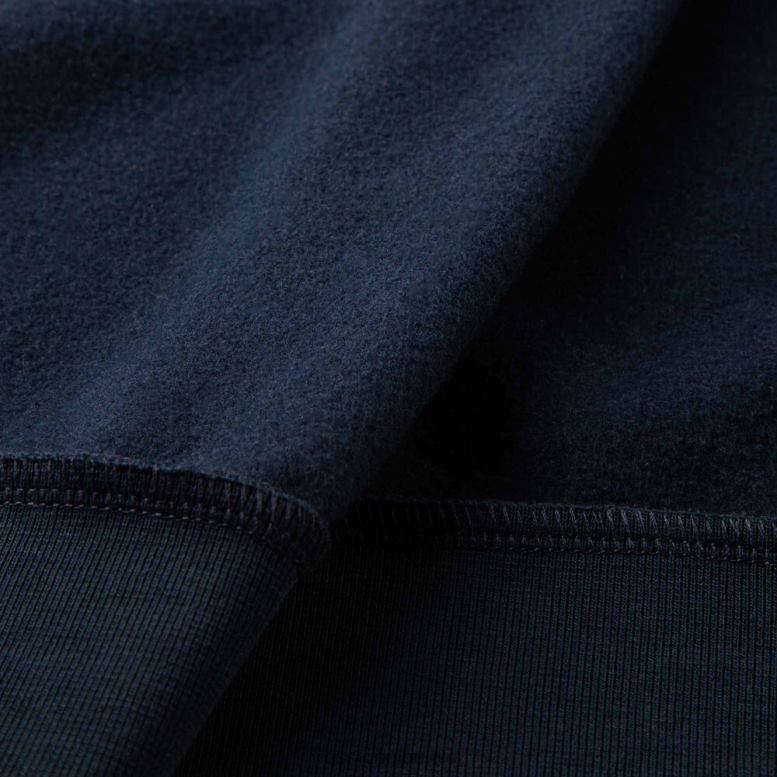 vrouwen Fleece sweatshirt met capuchon en volledige ritssluiting donkermarine toppen Rossignol NF00D935