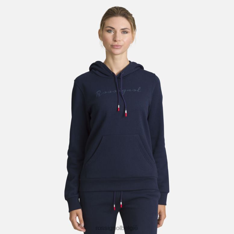 vrouwen Katoenen sweatshirt met capuchon en logo donkermarine toppen Rossignol NF00D711