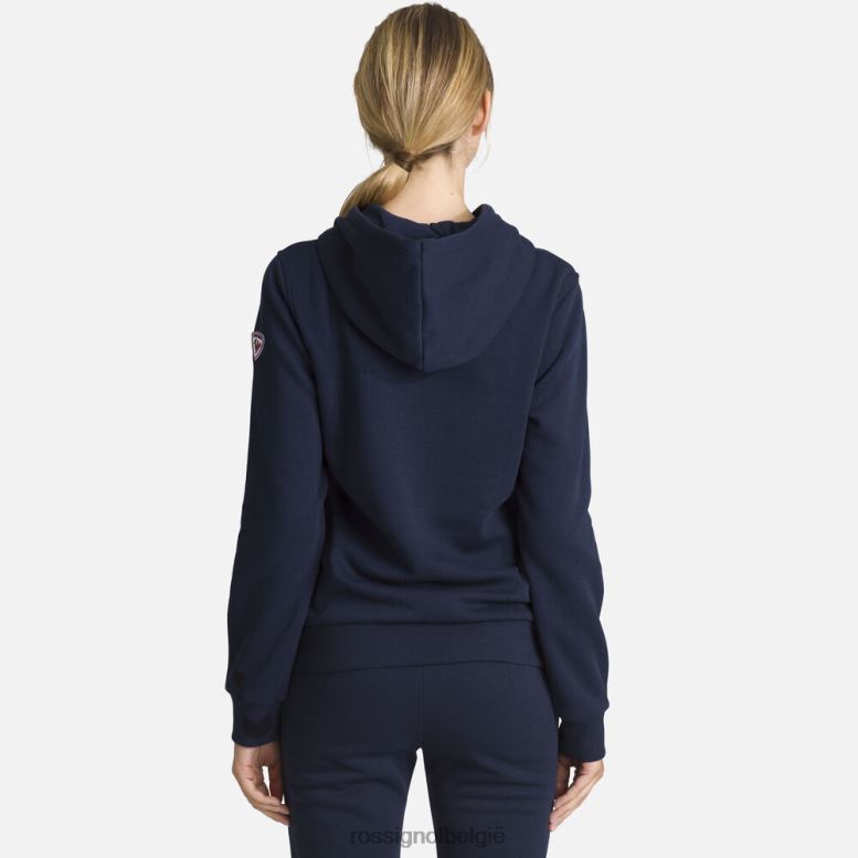vrouwen Katoenen sweatshirt met capuchon en logo donkermarine toppen Rossignol NF00D711