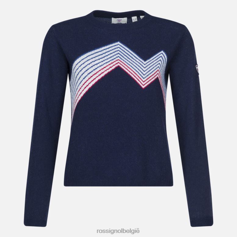 vrouwen bergtop met ronde hals donkermarine toppen Rossignol NF00D885