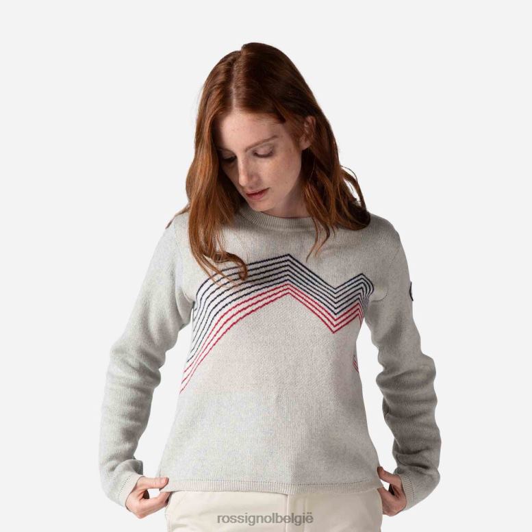 vrouwen bergtop met ronde hals mist toppen Rossignol NF00D859