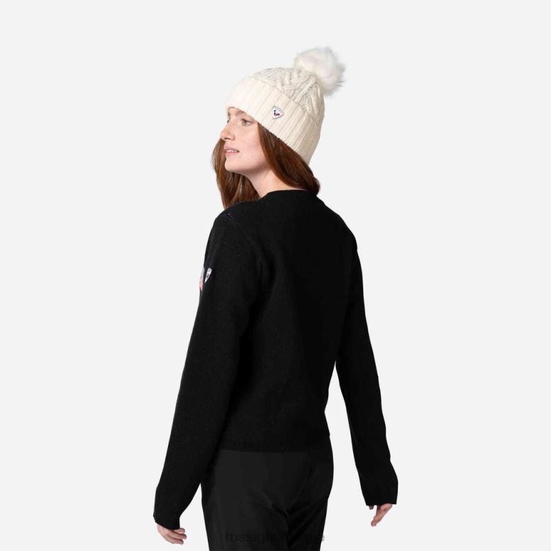 vrouwen bergtop met ronde hals zwart toppen Rossignol NF00D903