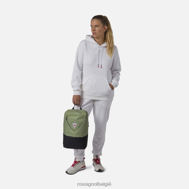 vrouwen fleece sweatshirt met capuchon en logo wit toppen Rossignol NF00D845