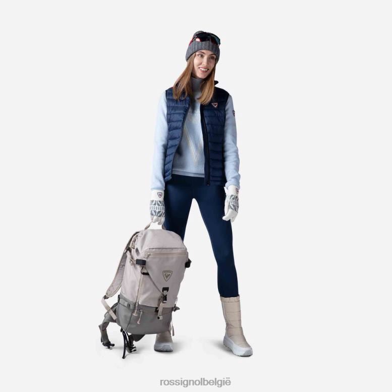 vrouwen Victoire gebreide trui met col gletsjer toppen Rossignol NF00D1092