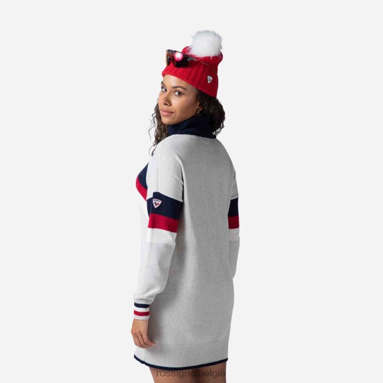 vrouwen berggebreide jurk mist toppen Rossignol NF00D1038