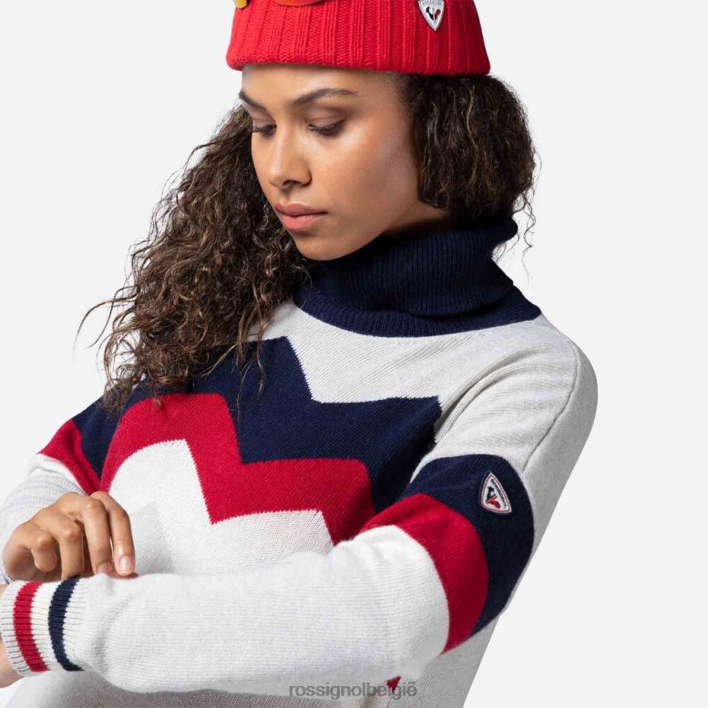 vrouwen berggebreide jurk mist toppen Rossignol NF00D1038