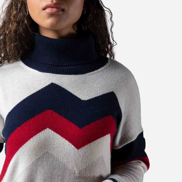 vrouwen berggebreide jurk mist toppen Rossignol NF00D1038