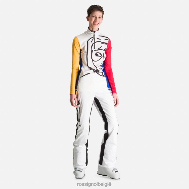 vrouwen jcc bessi top met halve rits multico toppen Rossignol NF00D765