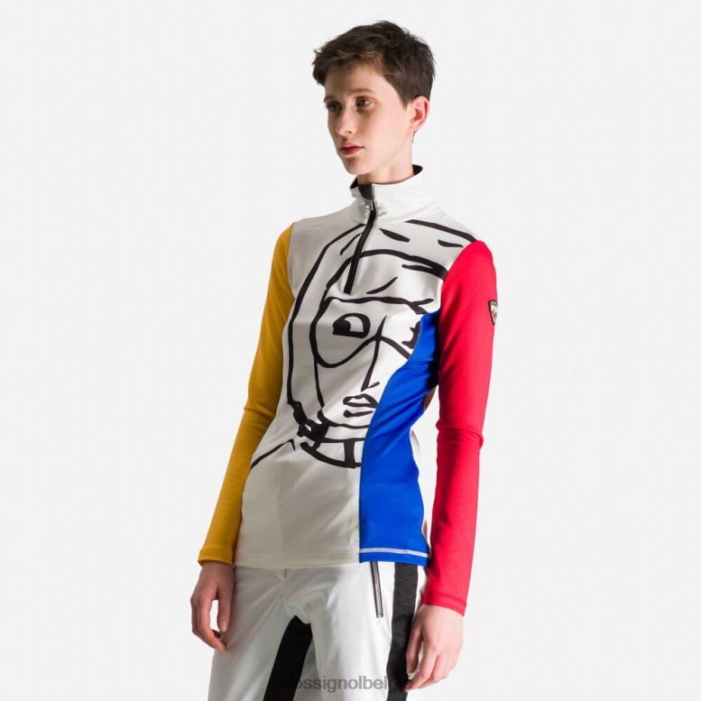 vrouwen jcc bessi top met halve rits multico toppen Rossignol NF00D765