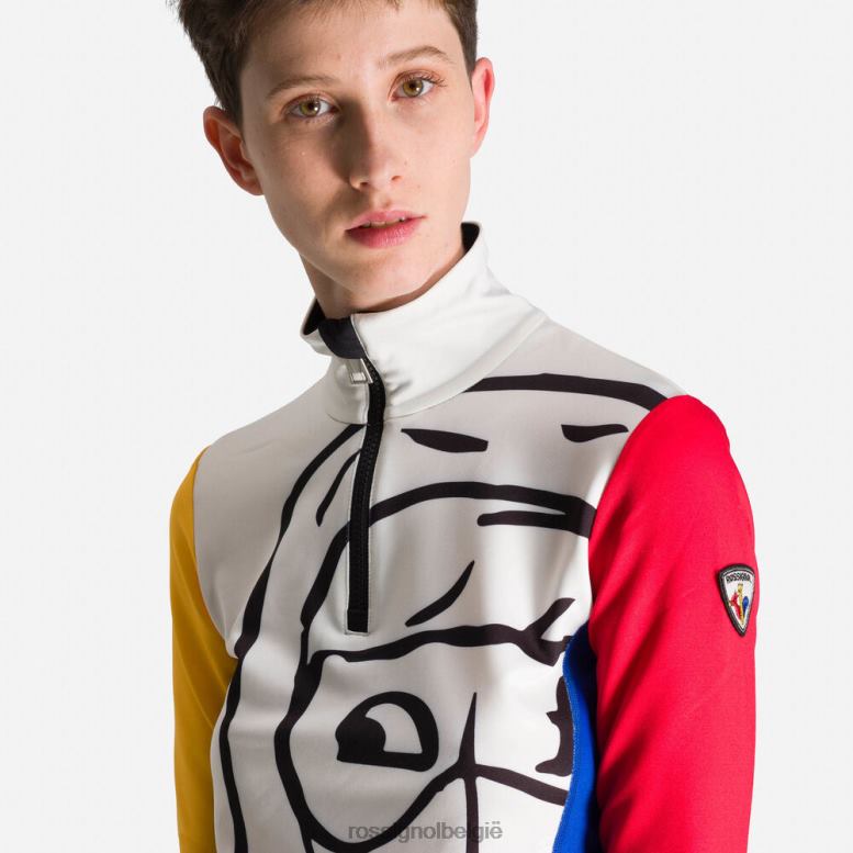 vrouwen jcc bessi top met halve rits multico toppen Rossignol NF00D765