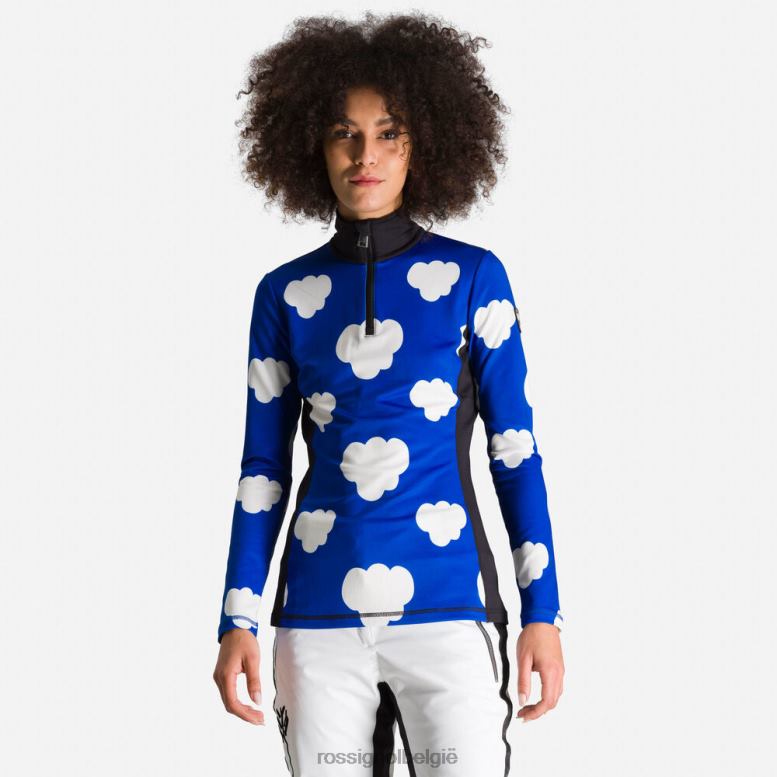 vrouwen jcc bessi top met halve rits nuage toppen Rossignol NF00D756