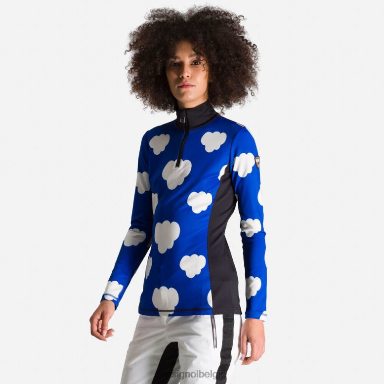 vrouwen jcc bessi top met halve rits nuage toppen Rossignol NF00D756
