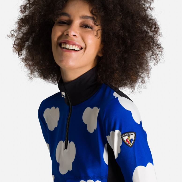 vrouwen jcc bessi top met halve rits nuage toppen Rossignol NF00D756