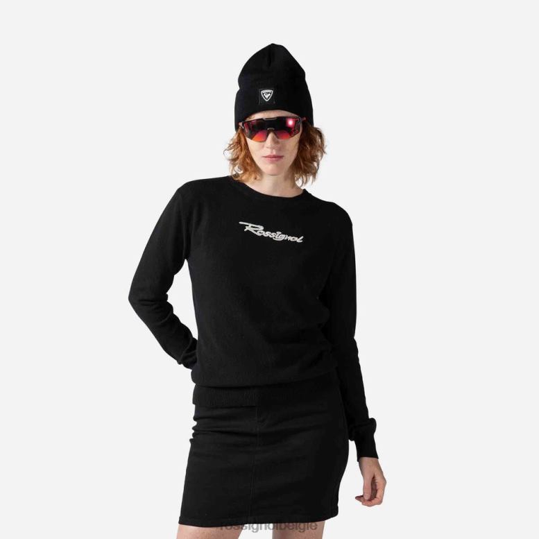 vrouwen kenmerkende gebreide trui zwart toppen Rossignol NF00D902