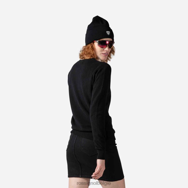 vrouwen kenmerkende gebreide trui zwart toppen Rossignol NF00D902
