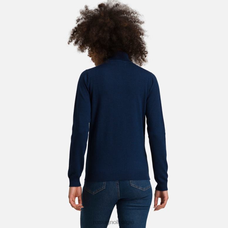 vrouwen klassieke coltrui donkermarine toppen Rossignol NF00D870